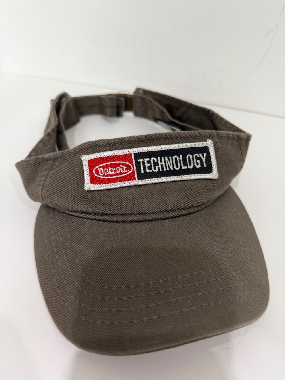 Technology Brown Adjustable Visor